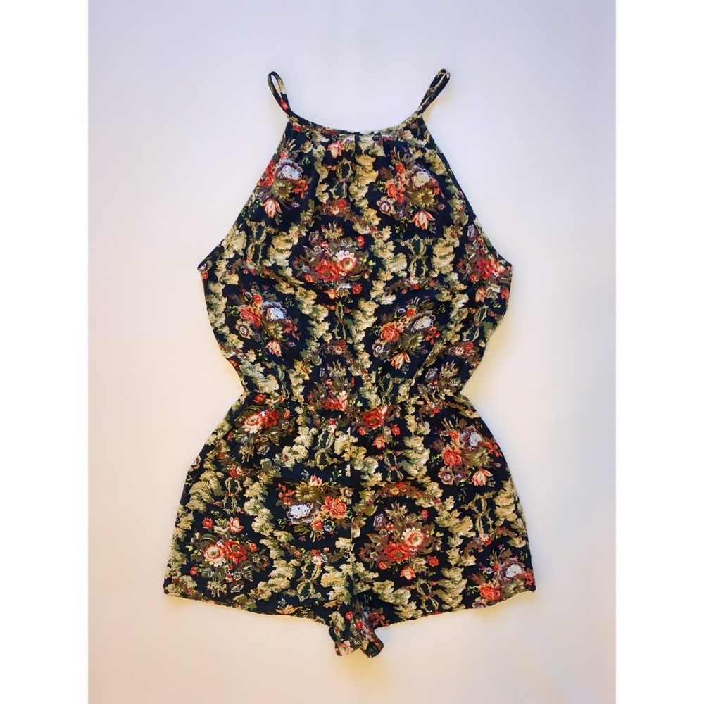Flowered Romper